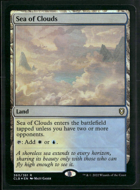 Sea of Clouds Commander Legends: Battle for Baldur's Gate #360 Foil