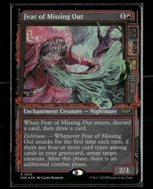 Fear of Missing Out (Showcase) Duskmourn: House of Horror #316