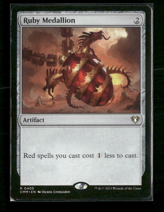 Ruby Medallion Commander Masters #405