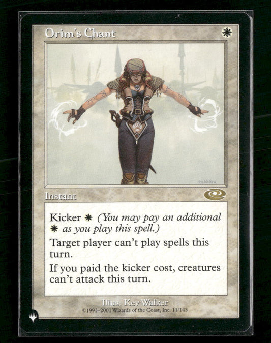 Orim's Chant The List Reprints #11