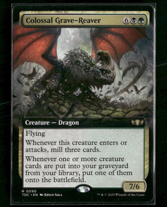 Colossal Grave-Reaver (Extended Art) Commander: Tarkir: Dragonstorm #90