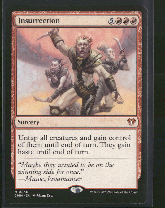 Insurrection Commander Masters #236