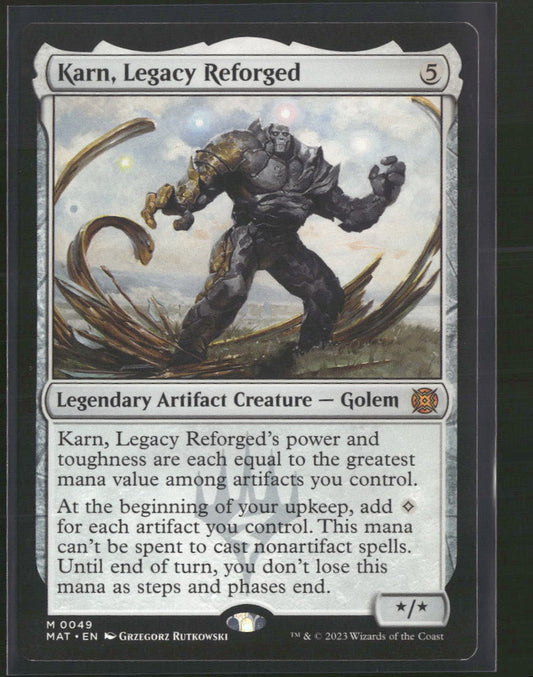 Karn, Legacy Reforged March of the Machine: The Aftermath #49