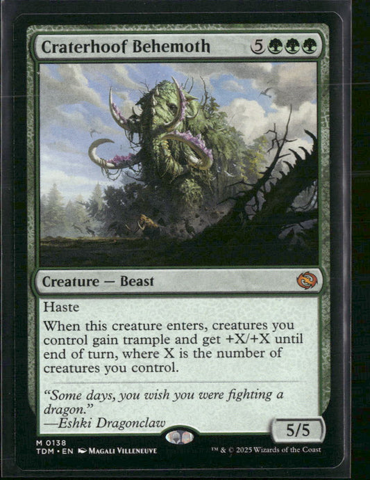 Craterhoof Behemoth Tarkir: Dragonstorm #138