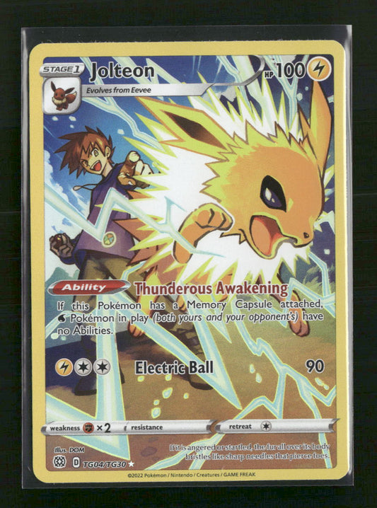 Jolteon SWSH09: Brilliant Stars Trainer Gallery #TG04/TG30