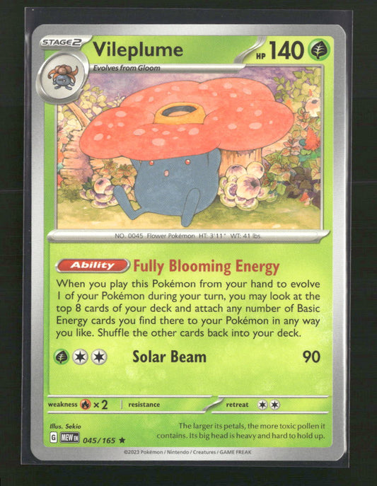 Vileplume Deck Exclusives #045/165