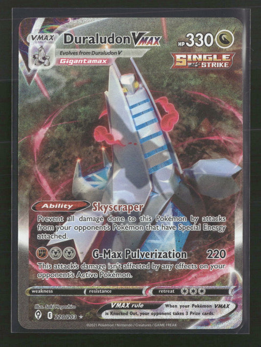 Duraludon VMAX (Alternate Art Secret) SWSH07: Evolving Skies #220/203