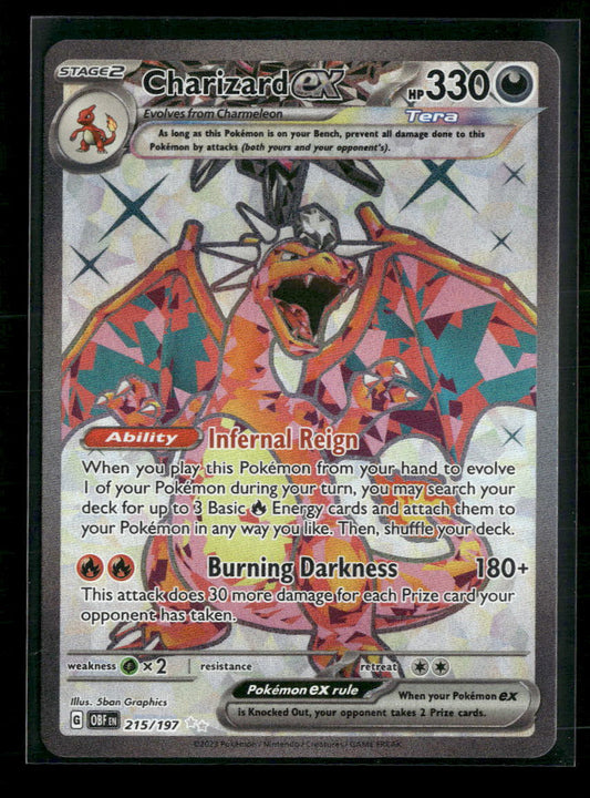 Charizard ex SV03: Obsidian Flames #215/197