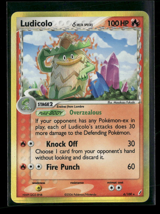 Ludicolo (Delta Species) Crystal Guardians #6/100