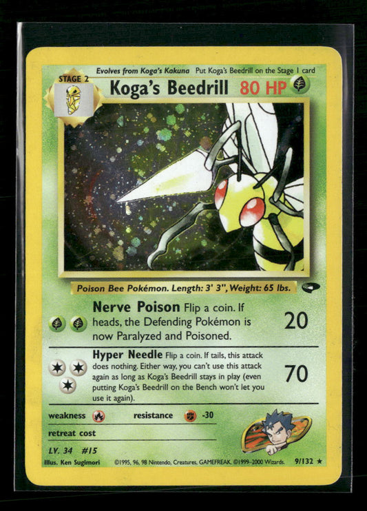 Koga's Beedrill Gym Challenge #009/132
