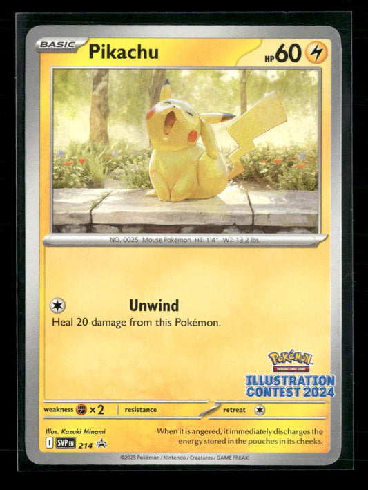 Pikachu SV: Scarlet & Violet Promo Cards #214