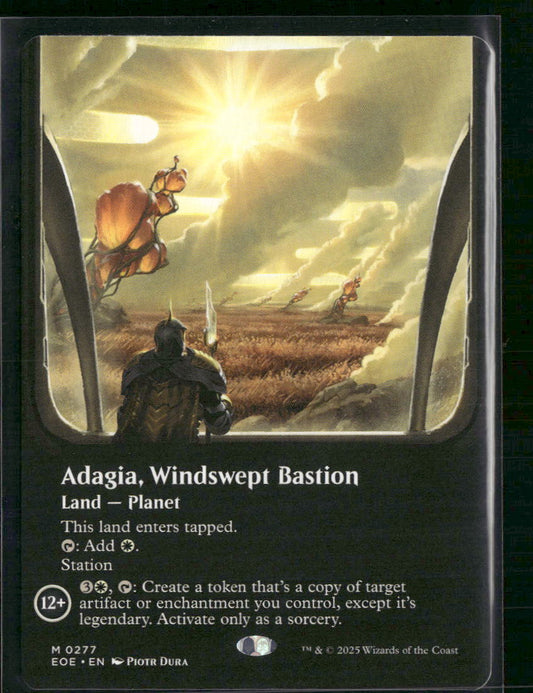 Adagia, Windswept Bastion (Borderless) Edge of Eternities #277 - Front