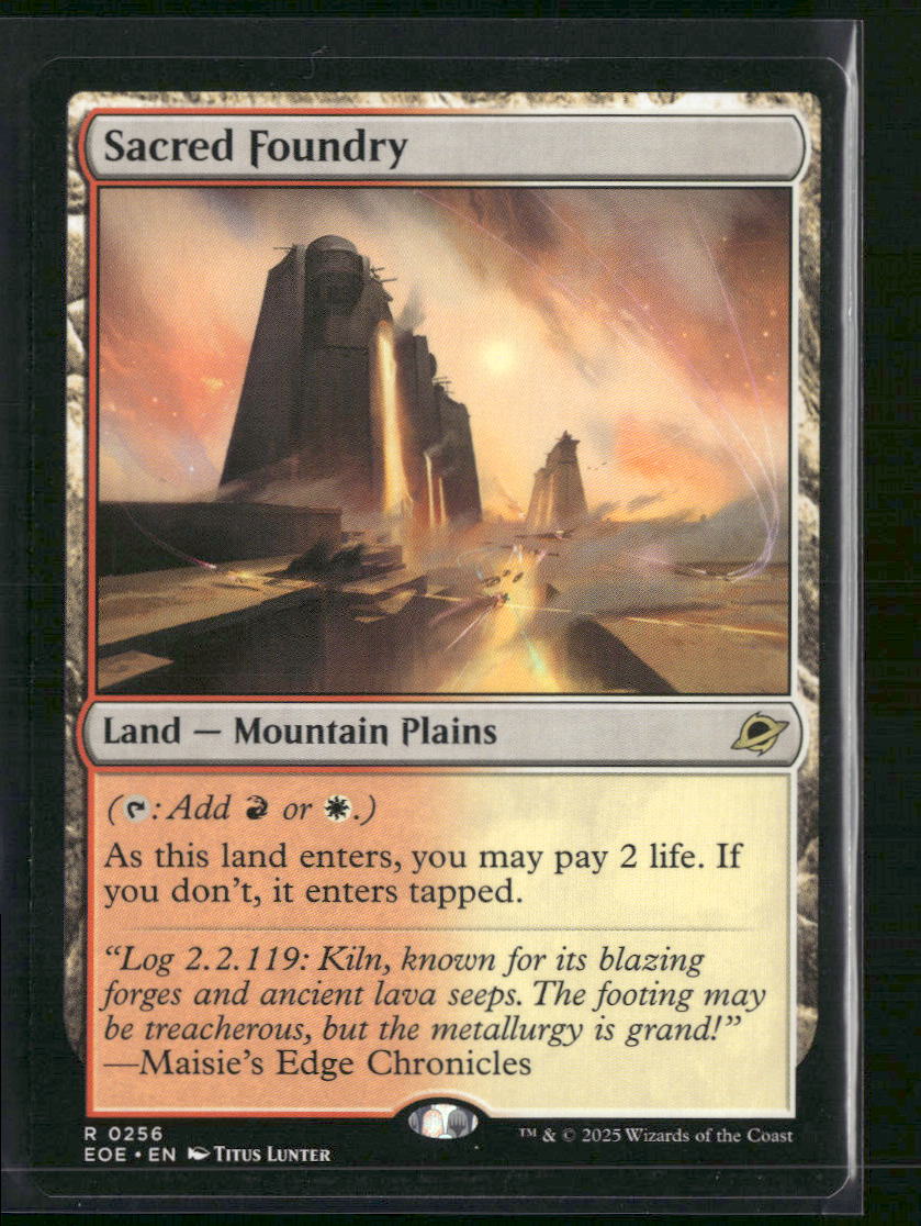 Sacred Foundry Edge of Eternities #256 - Front