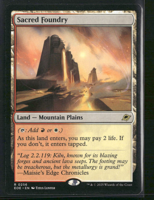 Sacred Foundry Edge of Eternities #256 - Front