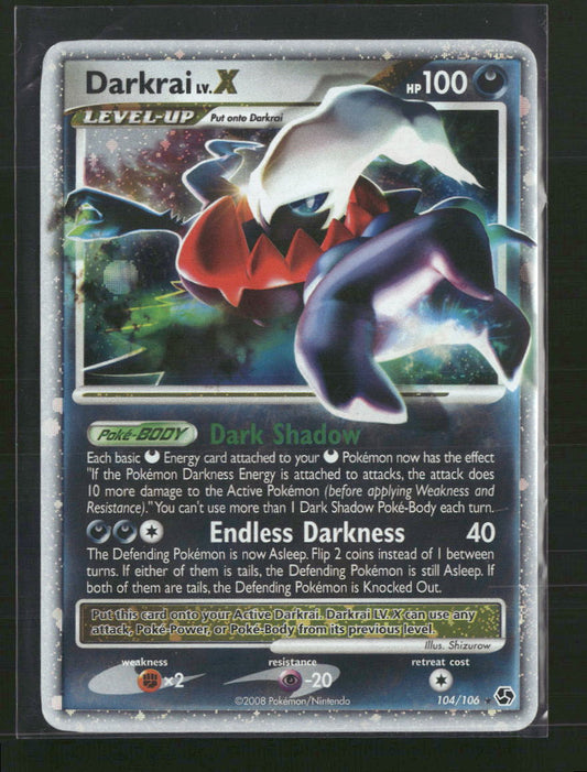 Darkrai LV.X Great Encounters #104/106 - Front