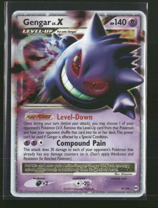 Gengar Lv.X Arceus #97/99 - Front