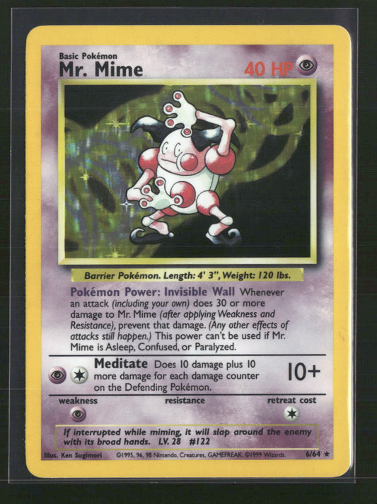 Mr. Mime (6) Jungle #06/64 (No Stamp Error) - Front