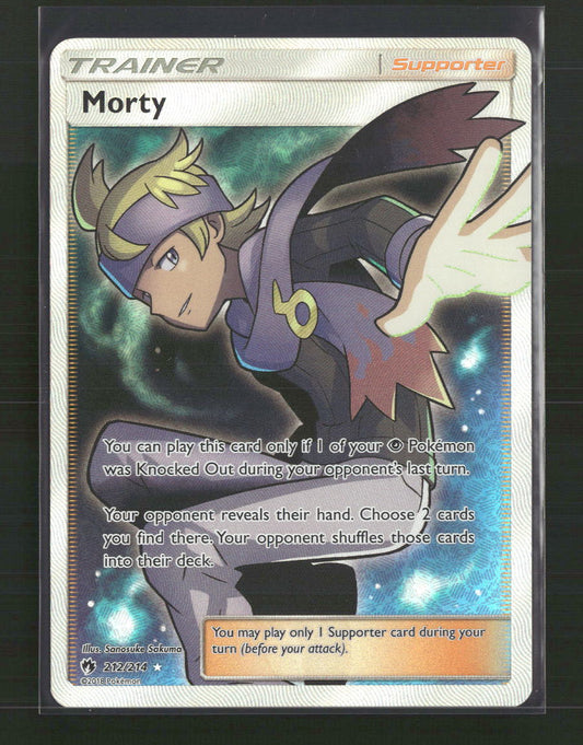 Morty (Full Art) SM - Lost Thunder #212/214 - Front