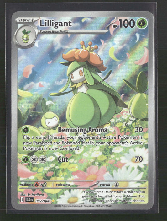 Lilligant SV: Black Bolt #092/086 - Front