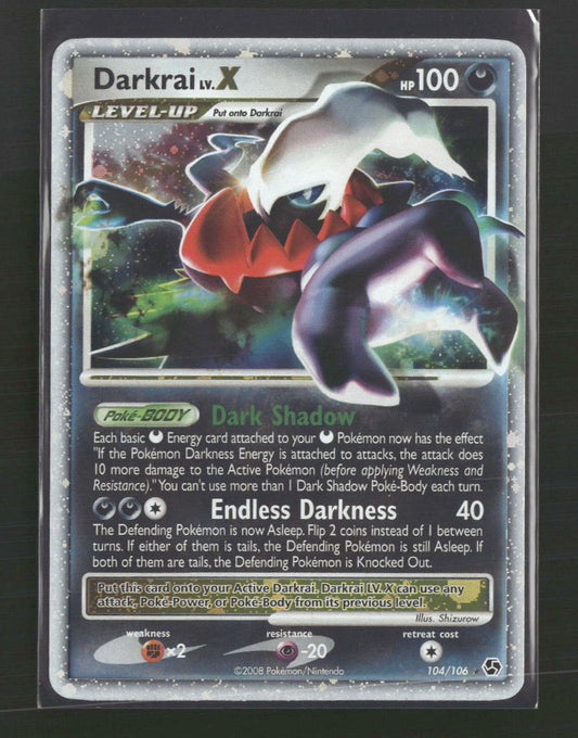 Darkrai LV.X Great Encounters #104/106 - Front