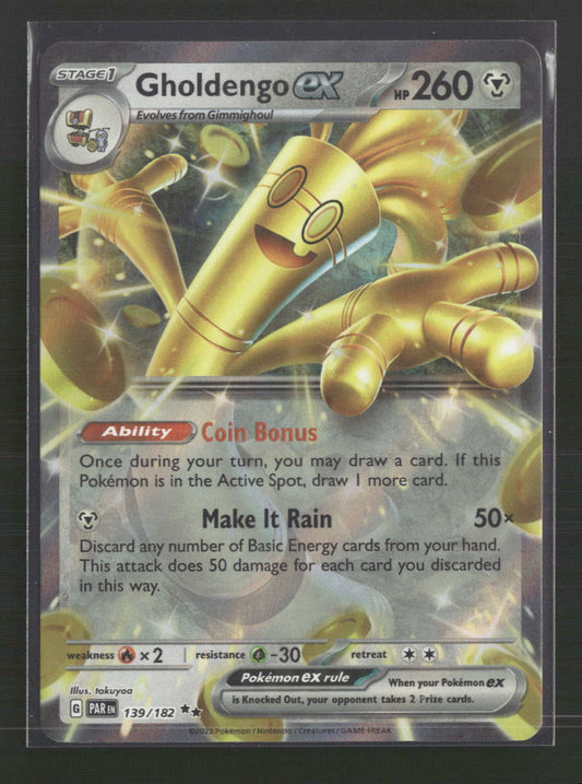 Gholdengo ex SV04: Paradox Rift #139/182 - Front
