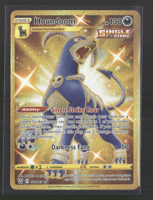Houndoom (Secret) SWSH05: Battle Styles #179/163 - Front