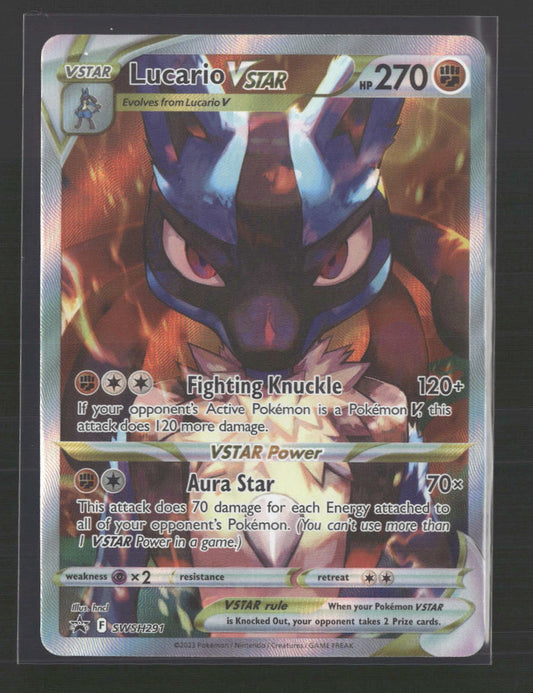 Lucario VSTAR SWSH: Sword & Shield Promo Cards #SWSH291 - Front
