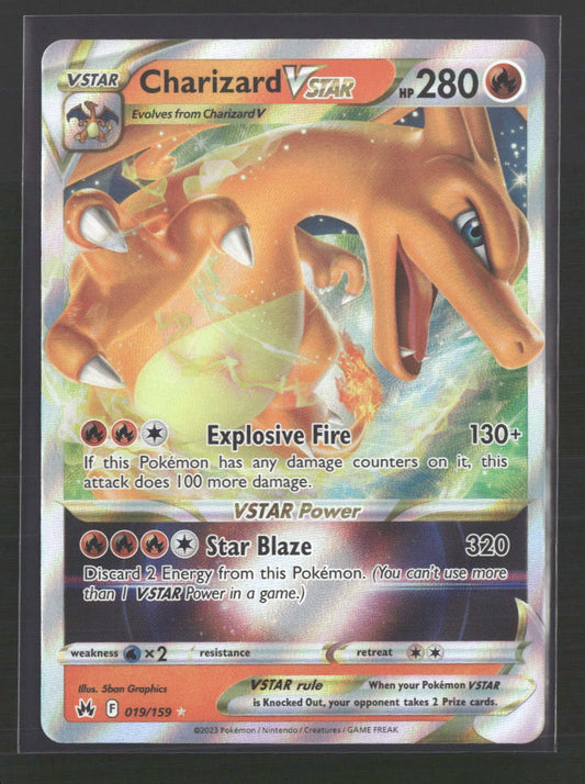 Charizard VSTAR Crown Zenith #019/159 - Front