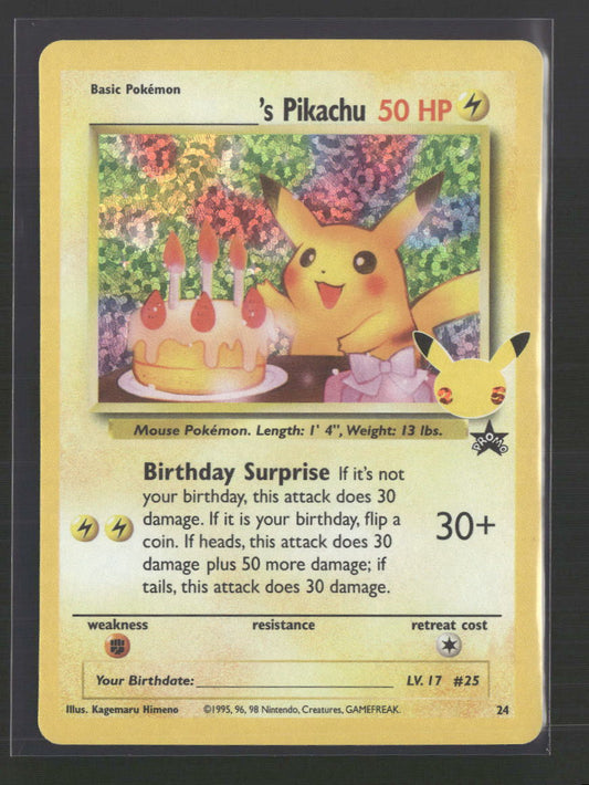 ______'s Pikachu Celebrations: Classic Collection #24/53 - Front