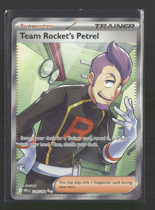 Team Rocket's Petrel SV10: Destined Rivals #226/182 - Front