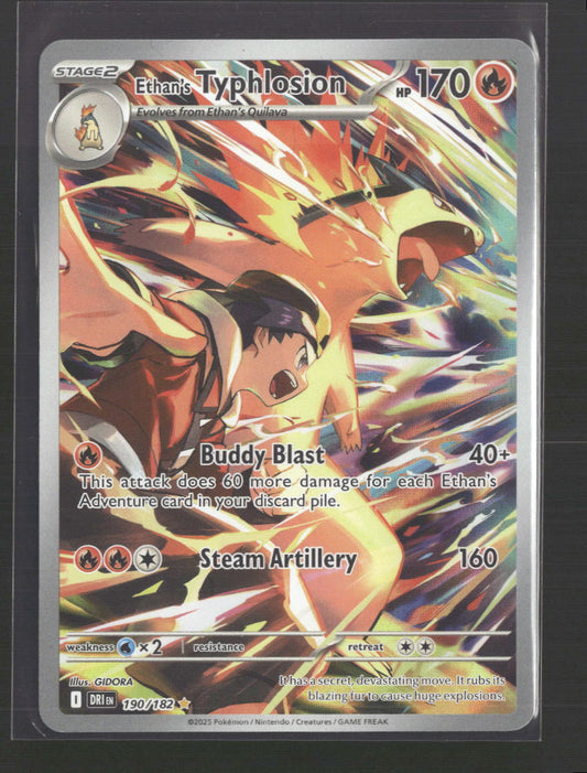 Ethan's Typhlosion SV10: Destined Rivals #190/182 - Front