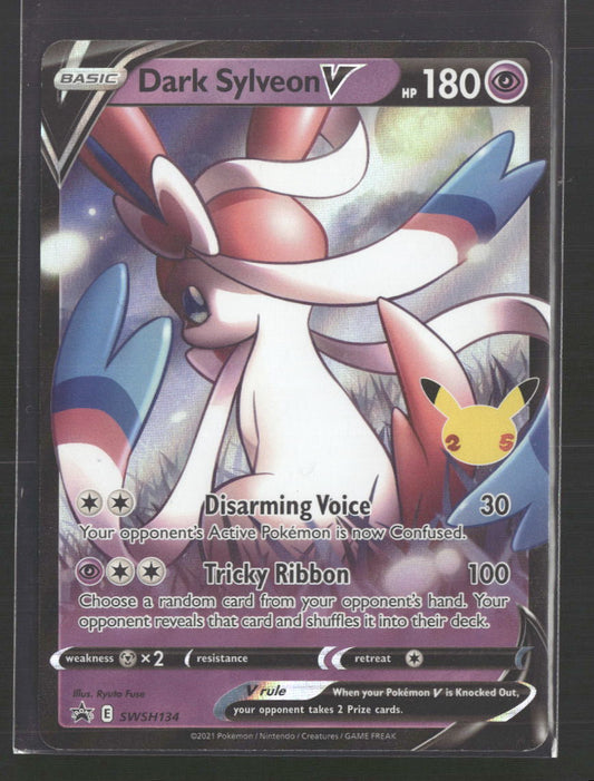 Dark Sylveon V SWSH: Sword & Shield Promo Cards #SWSH134 - Front