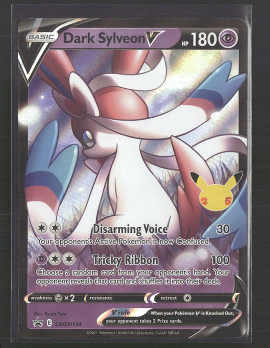 Dark Sylveon V SWSH: Sword & Shield Promo Cards #SWSH134 - Front