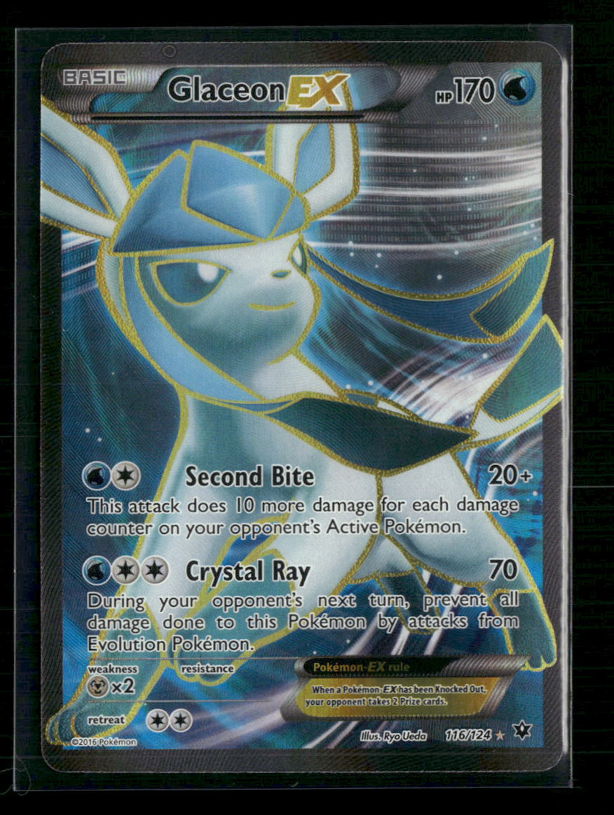 Glaceon EX (Full Art) XY - Fates Collide #116/124 - Front