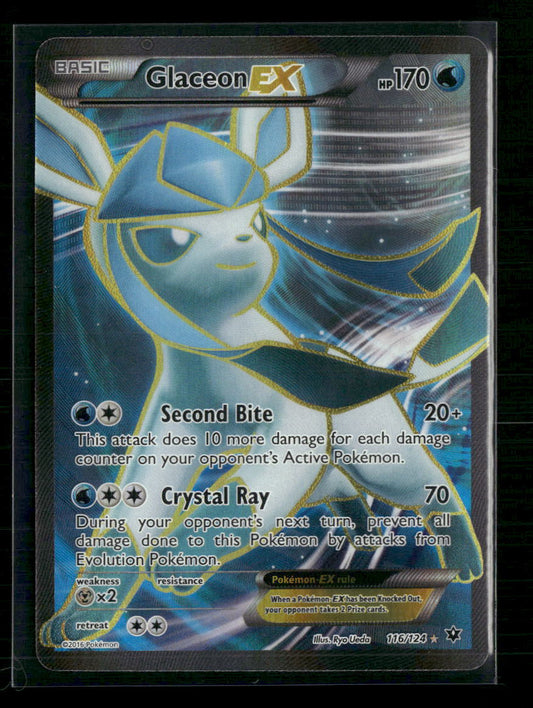 Glaceon EX (Full Art) XY - Fates Collide #116/124 - Front