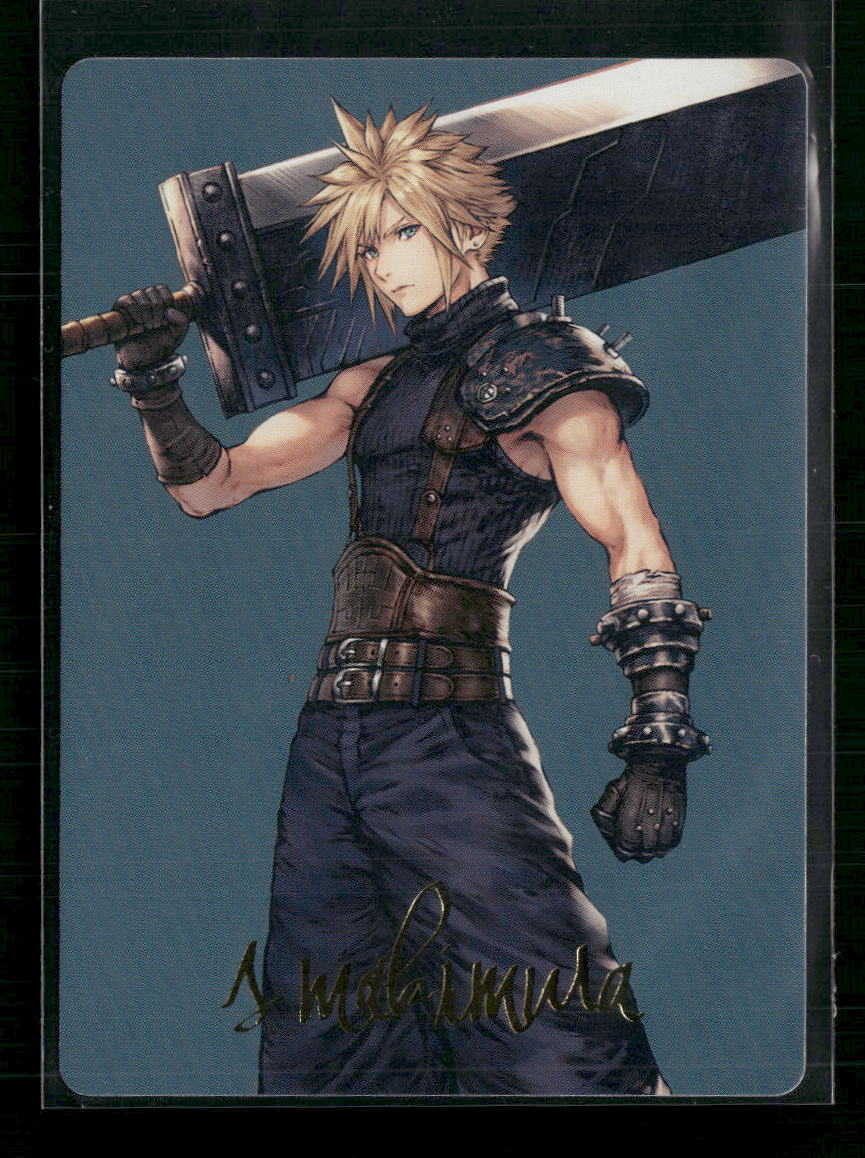 Cloud, Ex-SOLDIER Art Card (Gold-Stamped Signature) FINAL FANTASY #50 - Front