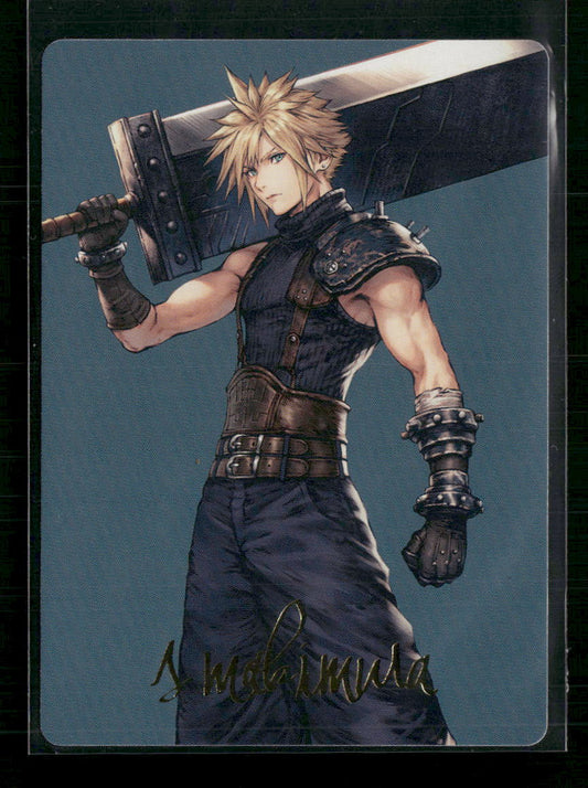 Cloud, Ex-SOLDIER Art Card (Gold-Stamped Signature) FINAL FANTASY #50 - Front