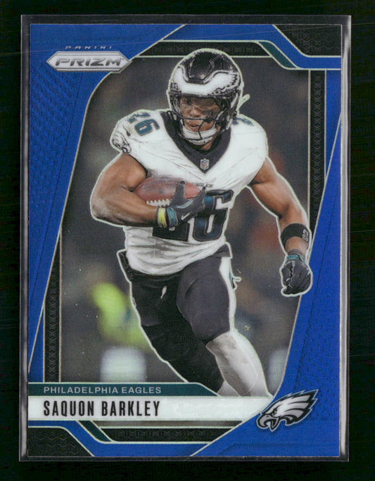Saquon Barkley 2024 Panini Prizm #232 Blue