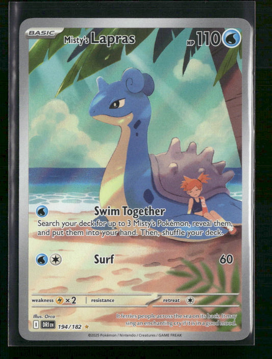Misty's Lapras SV10: Destined Rivals #194/182