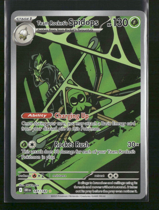 Team Rocket's Spidops SV10: Destined Rivals #187/182