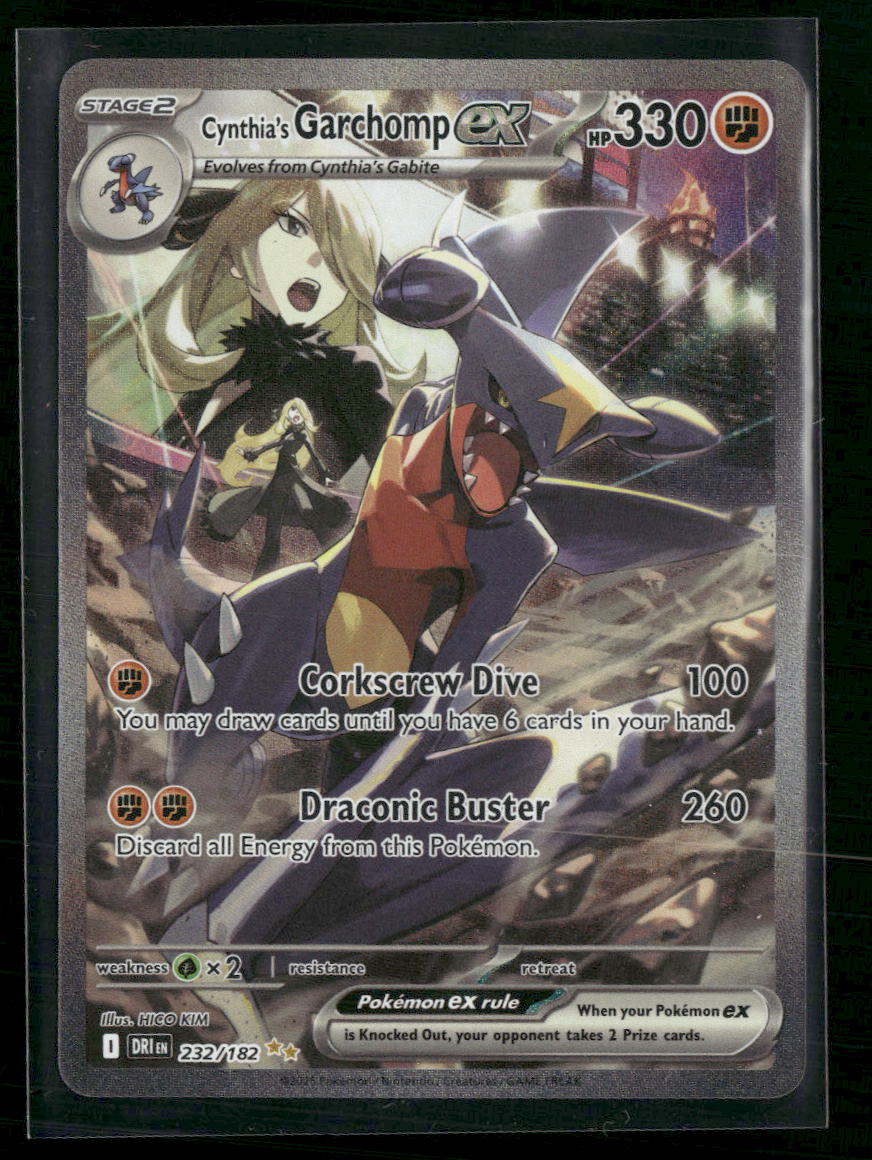 Cynthia's Garchomp ex SV10: Destined Rivals #232/182