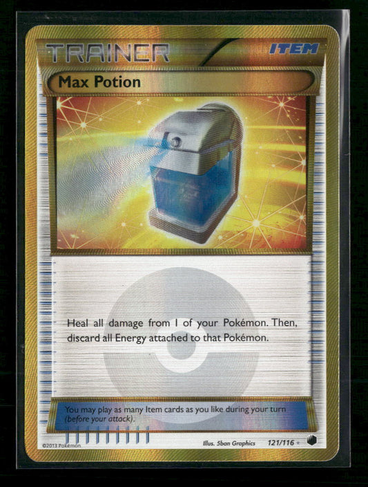 Max Potion (121 Secret Rare) Plasma Freeze #121/116
