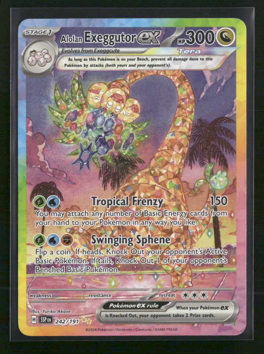 Alolan Exeggutor ex SV08: Surging Sparks #242/191
