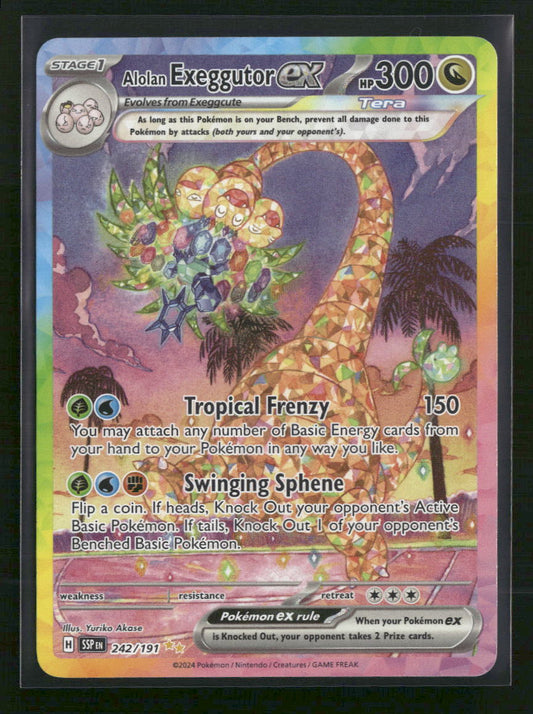 Alolan Exeggutor ex SV08: Surging Sparks #242/191