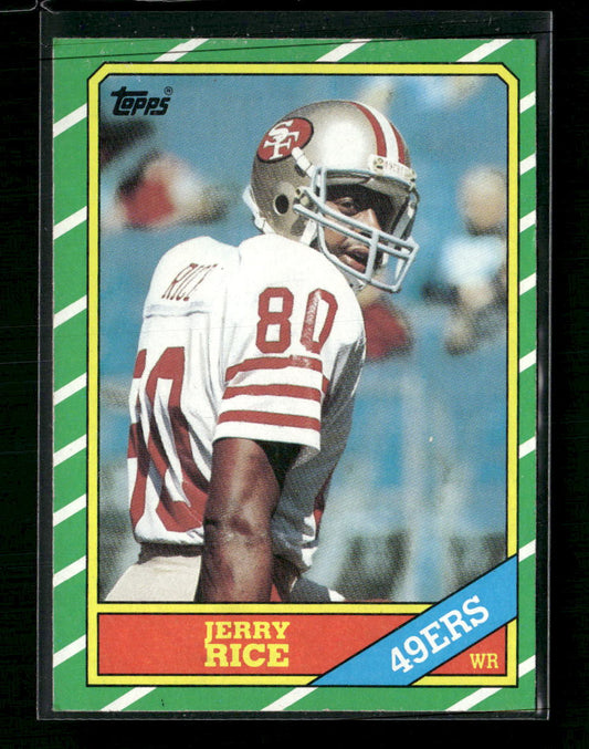 Jerry Rice 1986 Topps #161