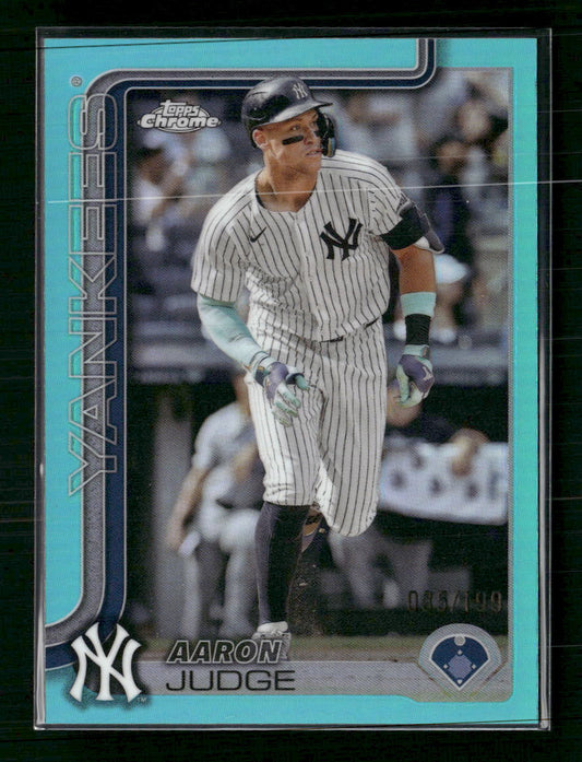 Aaron Judge 2023 Topps Chrome Aqua /199