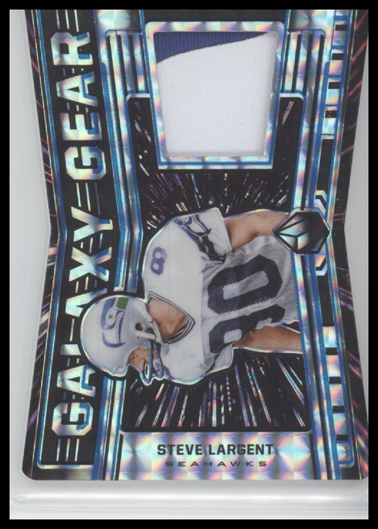 Steve Largent Seattle Seahawks 2021 Obsidian Galaxy Gear Relic 1/1