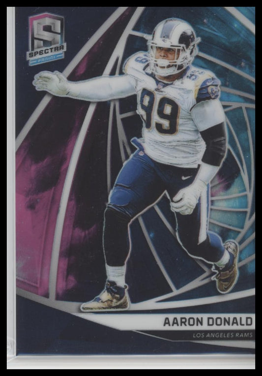 Aaron Donald Los Angeles Rams 2021 Panini Spectra Nebula /2