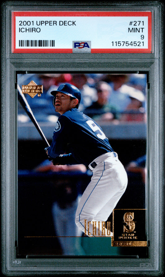 Ichiro 2001 Upper Deck #271 PSA 9