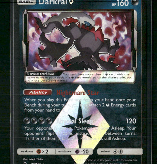 Darkrai Prism Star SM - Ultra Prism #77/156